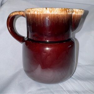 Vintage McCoy Brown Drip Pitcher
